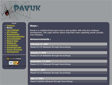 Tablet Screenshot of pavuk.org